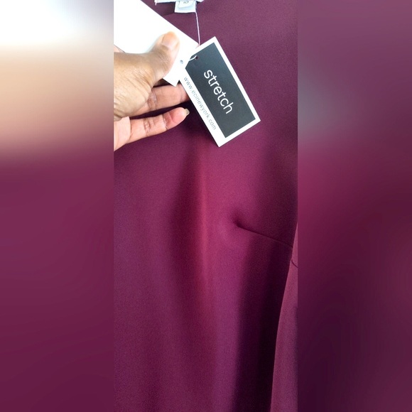 NWT Women's LABEL by Twelve Pearl-Embellished Sleeve Dress, Sz. 10 - Picture 5 of 6